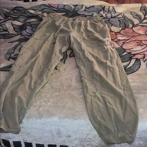 Casual Olive Green Jogger Pants